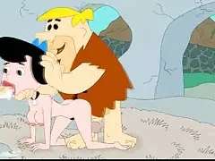 A bumda grade familiar, o cara recebe um boquete de leis dos flintstones-3c